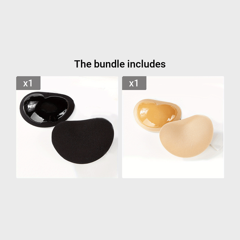 Reusable Silicone invisible bra inserts Pads Push Up Enhancer