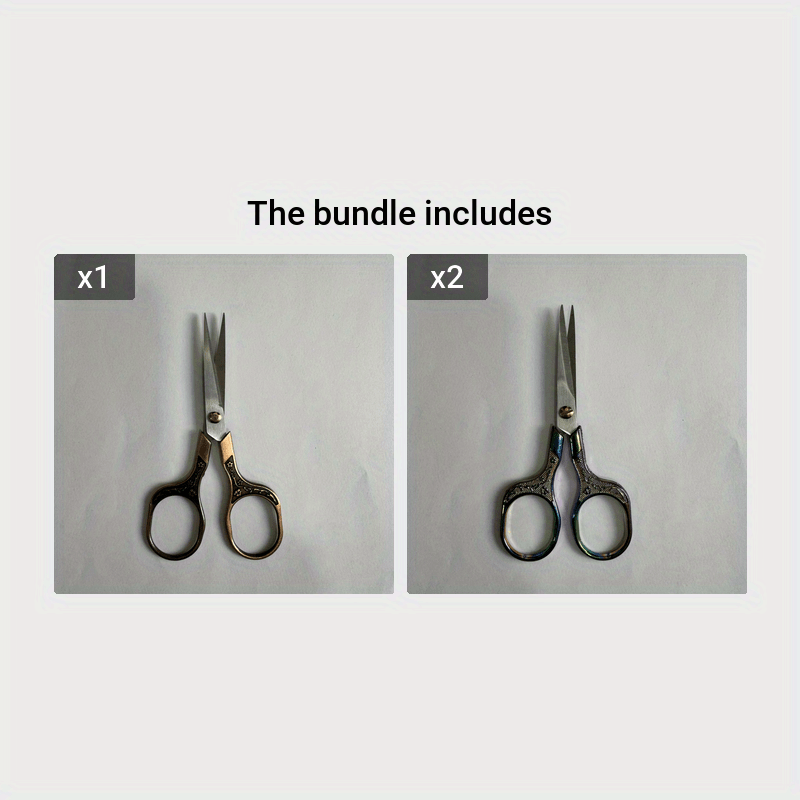 Stainless Steel Vintage Scissors Sewing Fabric Cutter Embroidery