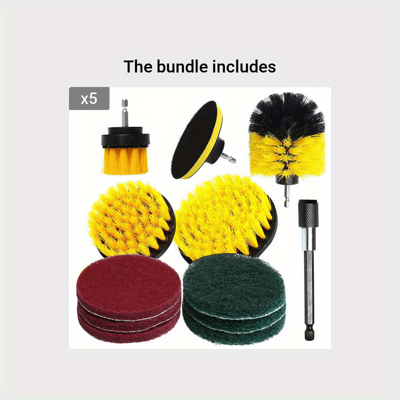 Heavy Duty Scrub Brush for Bathroom, Showers, Tiles, Sinks | Versatile  Cleaning Tool for Tough Stains