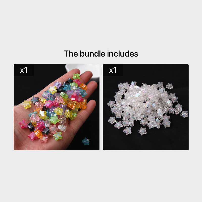 80 PCs Clear Beads