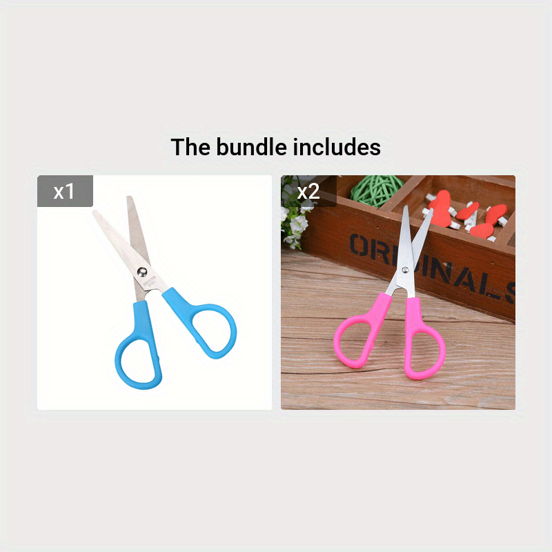 1pc Multi-functional Kids Safety Scissors, Suitable For Handcraft