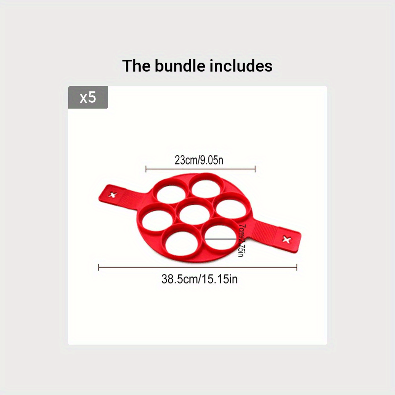 Round Pancakes Maker: Non stick Cooking Tool For Frying Eggs - Temu