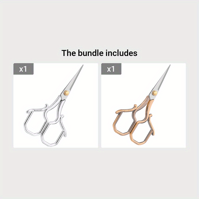All-Metal Sewing Scissors / Thread Snips, length 10.6 cm