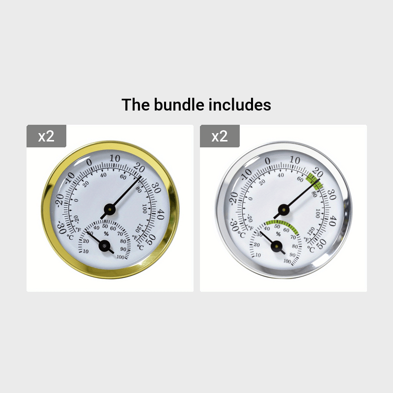 Precision Vertical Utility Indoor Outdoor Thermometer Hygrometer