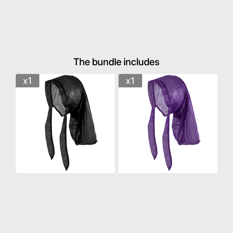 Women Satin Braid Bonnet Hat Sleep Caps Night Caps Solid Bonnet