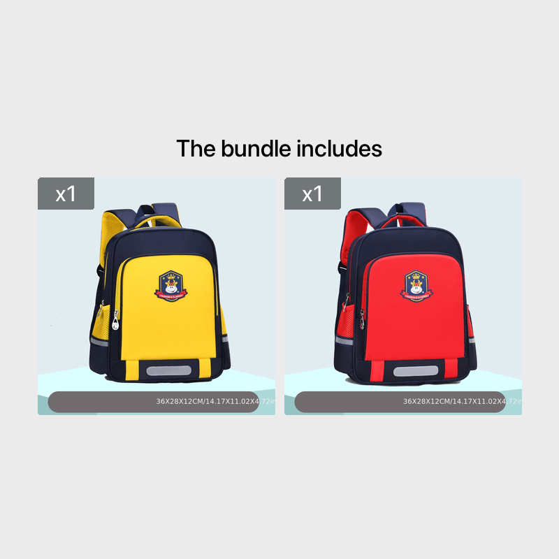 MezyTicky Kindergarten Boys Backpack British Style Schoolbag