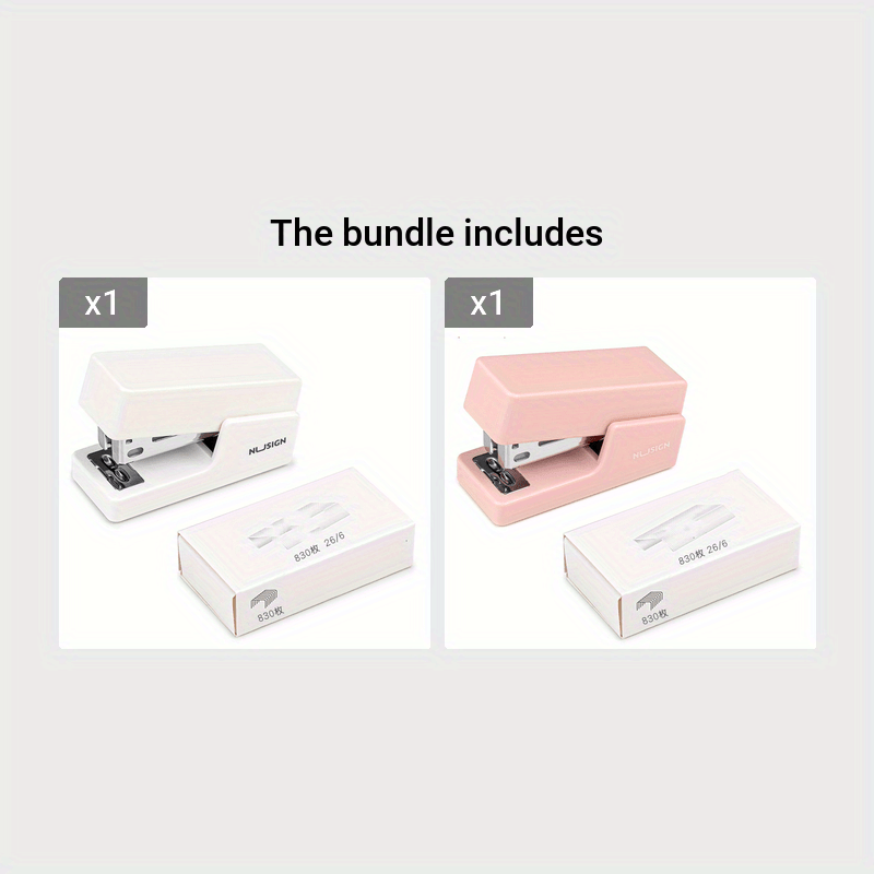 Portable Stapler 26 6 Office Desktop Paper Binding Tools