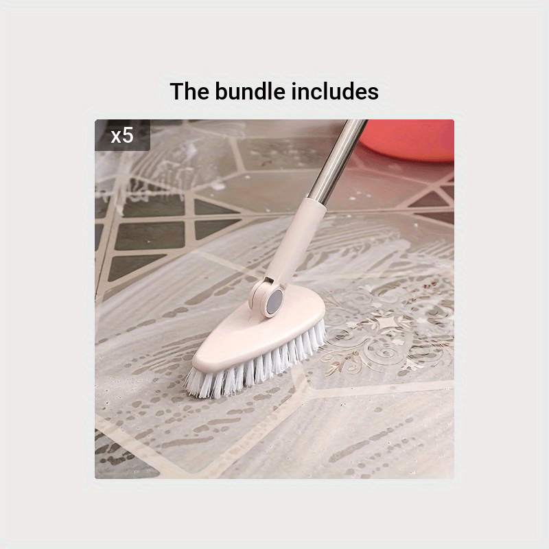 Two-in-one Portable Household Multi-functional Cleaning Brush Kitchen  Bathroom Floor Seam Cleaning Brush With Tweezers, Plastic Cleaning Brush  Durable - Temu