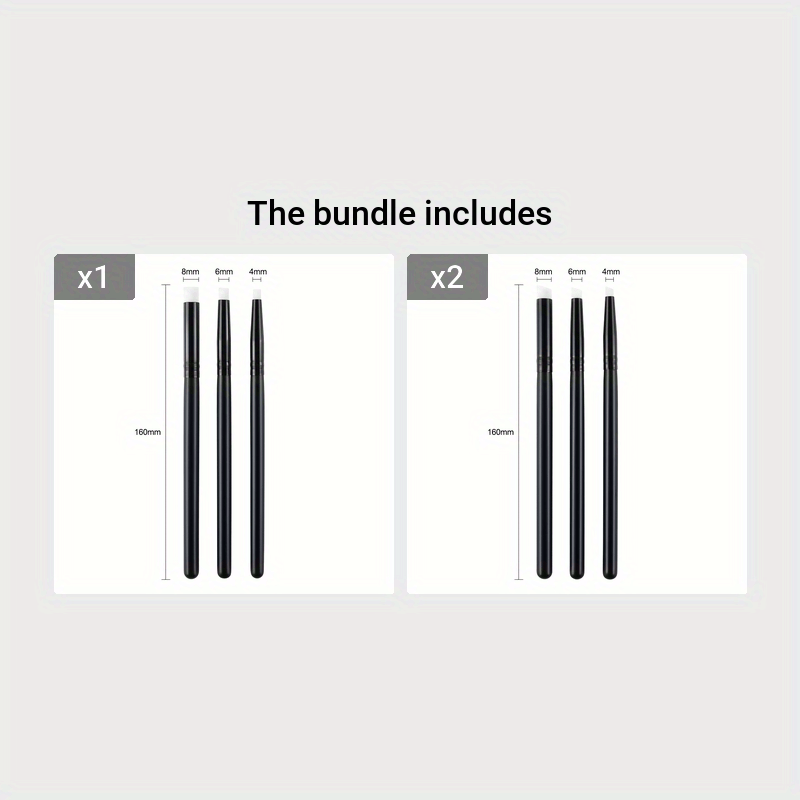 3Pcs/set Detailed Ink Blending Brushes for Card Making Art Tool for Ink  Blending Use Intricate Stencils Deal with Small Details
