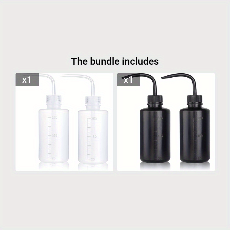 2pcs Tattoo Cleaning Spray Bottles 250ml - Plant Watering Safety Rinse