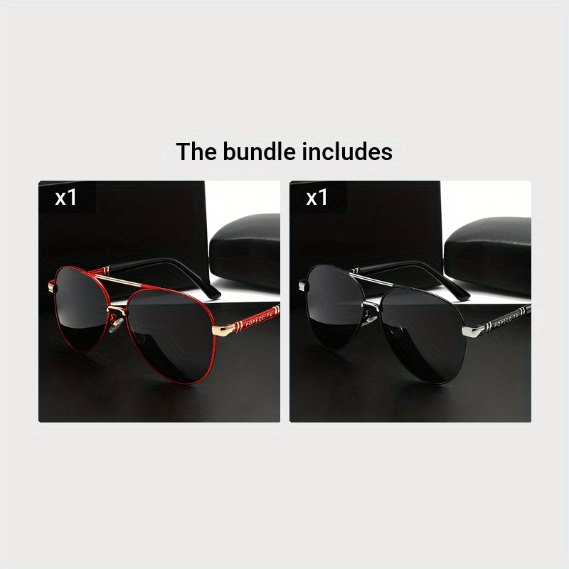 Vintage Classic Polarized Sunglasses For Men Women Outdoor Sports Party  Vacation Travel Driving Fishing Decors Photo Props Ideal Choice For Gifts, Shop On Temu And start Saving