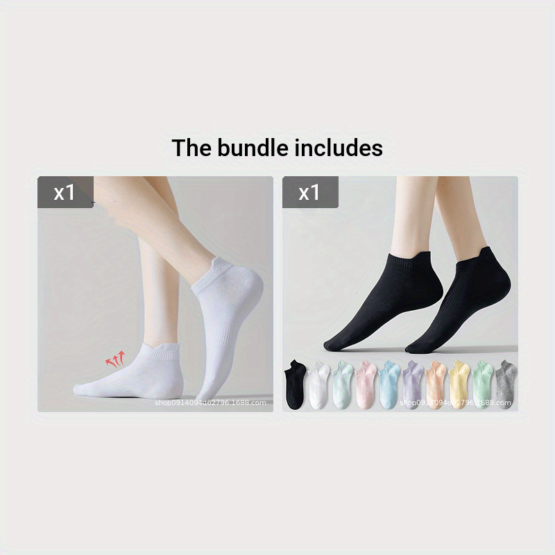 Breathable Ankle Socks for Yoga and Running