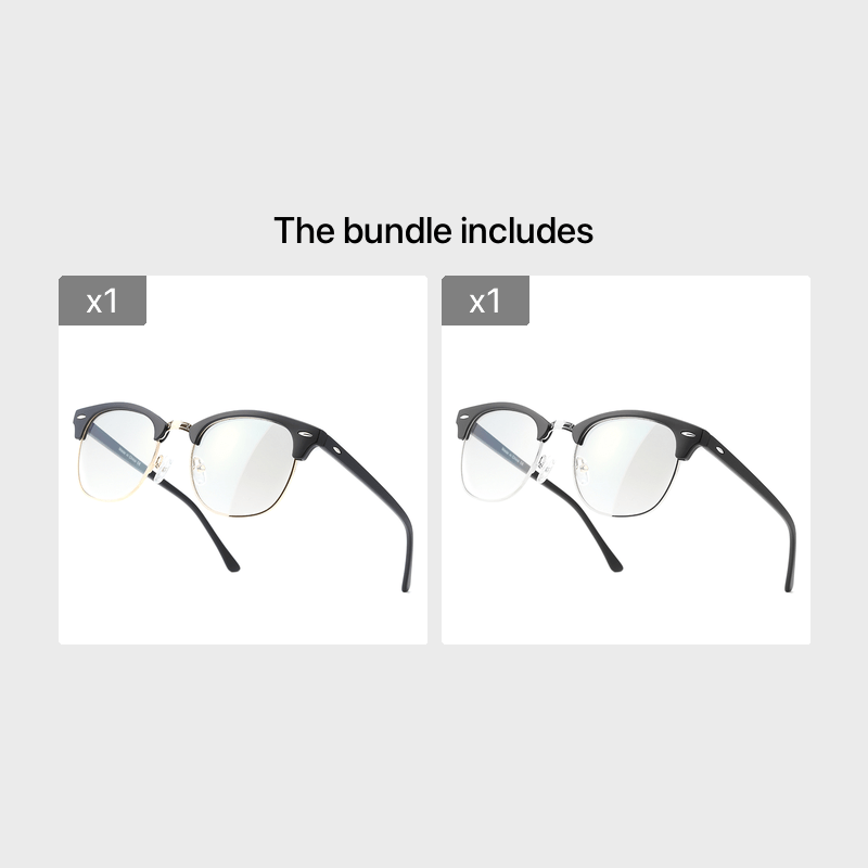Men's Vintage Half Frame Glasses Holder