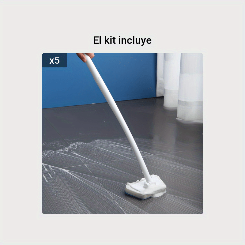 Juego De Cepillos De Limpieza Para Baño, Bañera, Herramienta De Limpieza  Para El Hogar, Mango Largo, Esponja Telescópica De Repuesto, Cepillo  Giratorio Para Inodoro 2108312380 De 18,06 €