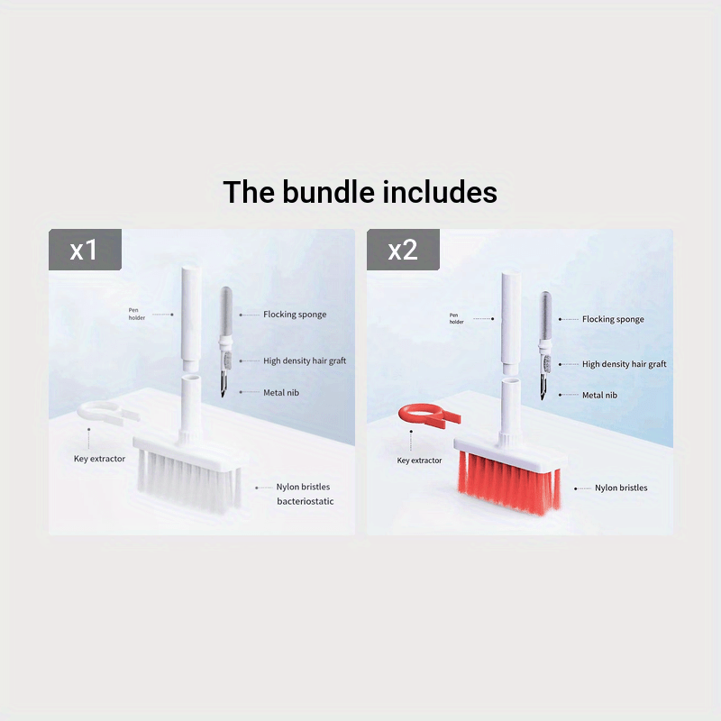 Cozium™ 5-in-1 Keyboard Cleaning Brush Kit (Buy 2 Get 1 FREE)