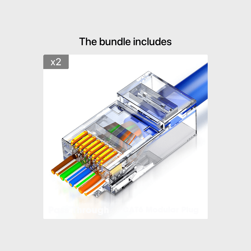 Cat6 Rj45 Ends, Connettore Cat6, Connettore Rj45 Cat6 / Cat5e, Connettori  Crimpatura Cavo Ethernet Utp Cavo Solido E Standard - Industria E Commercio  - Temu Switzerland