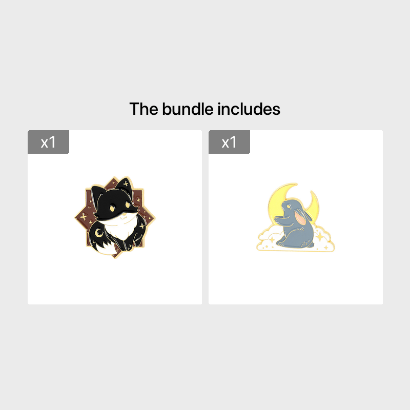 Lover & Fish Men's Brooch Kitten Pin