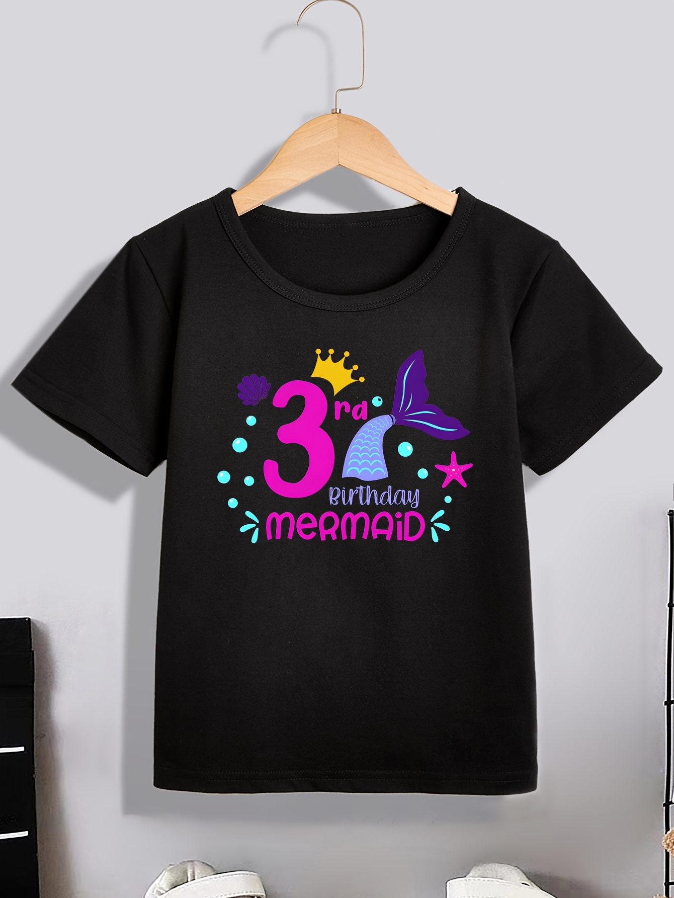 3rd birthday mermaid shirt