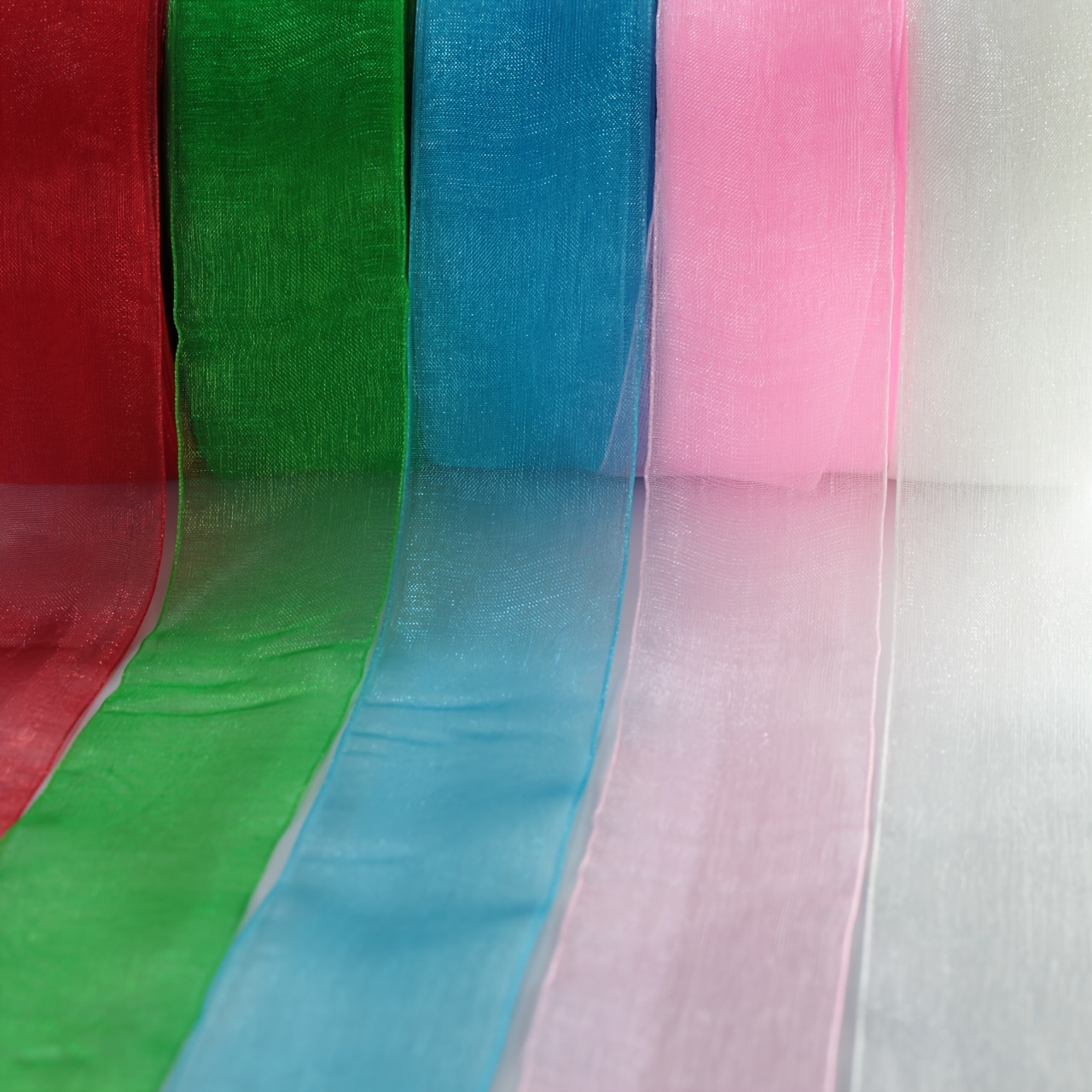  Rollos de tul de 12 colores de tela de tul de 6 pulgadas por 25  yardas (75 pies), carrete de red de tul arcoíris para bricolaje, falda  tutú, boda, fiesta, envoltura