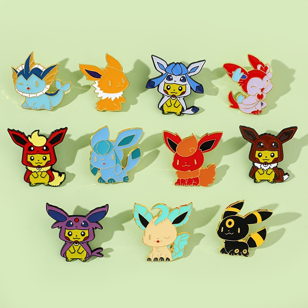 Pokemon Ditto Reversible keychain Eevee evolution