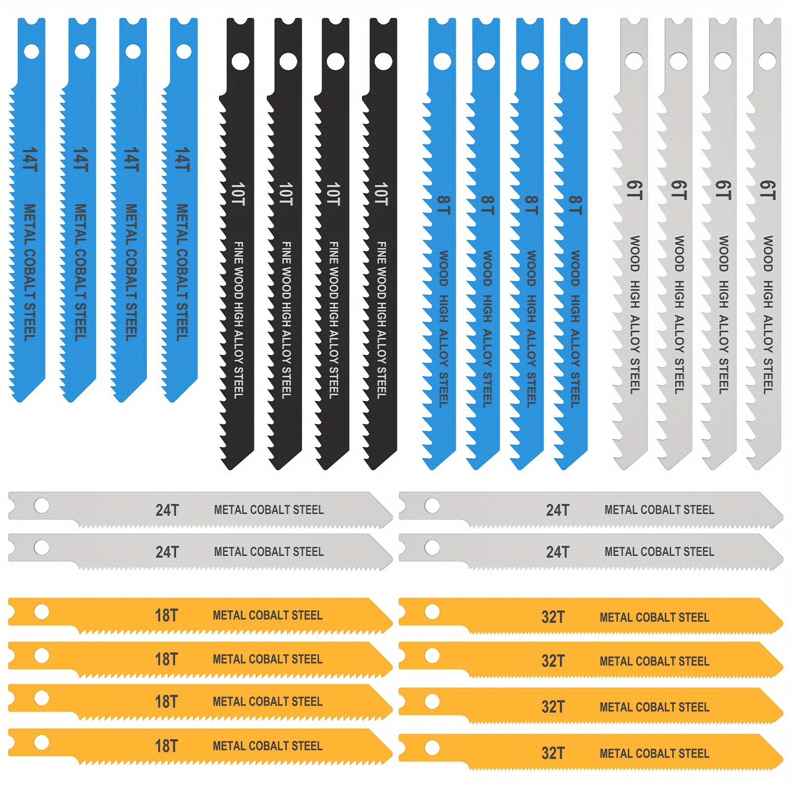 Different types deals of jigsaw blades