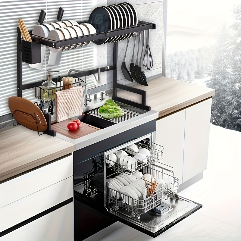 Younai Kitchen Countertop Stove Cupboard Storage Rack Dishes - Temu