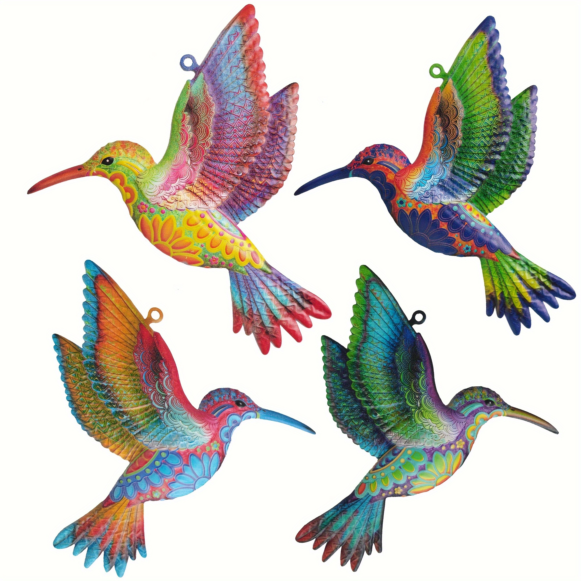 1 Unid Cuatro Pájaros Pegatinas Decorativas Pared - Temu