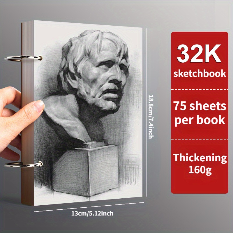 A4/8k Thickened Sketchbook Student Art Painting Drawing Paper