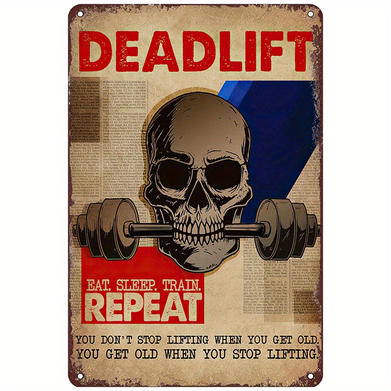 You Don't Stop Training When You Get Old Poster, Funny Bodybuilding Old Man  Lover Gifts Vertical Poster No Frame Full Size