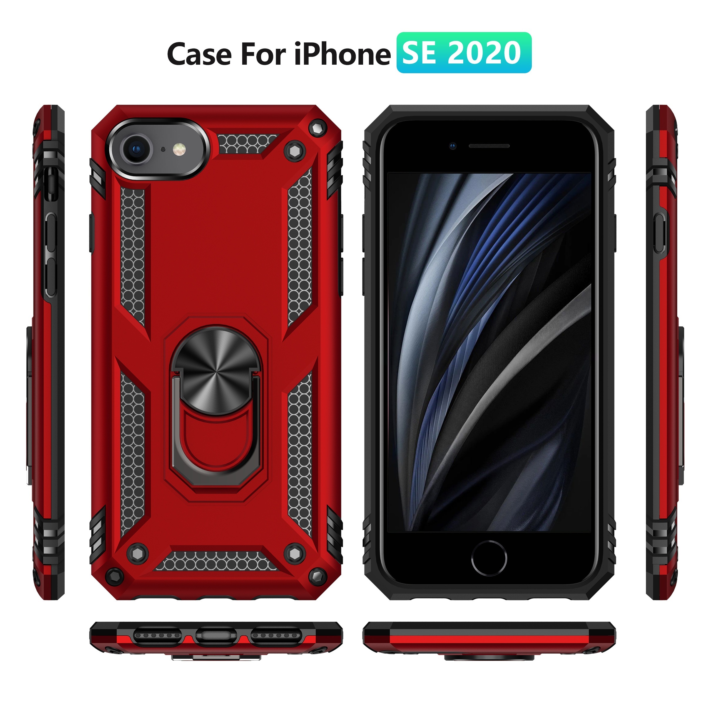 Funda transparente para iPhone SE 2022 (3.ª generación) iPhone SE 2020 (2.ª  generación), iPhone 8 y iPhone 7 Transparente TPU Absorción de impactos