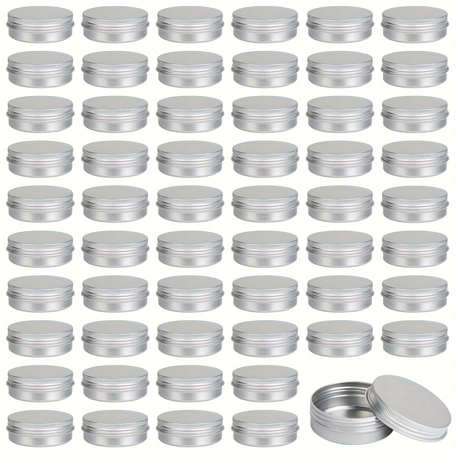 BUZIFU 12 Pcs Candle Tins, 2.5 oz Empty Candle Jars Candle Making Tin Jars  Metal Candle Tins Mini Candle Making Containers Candle Jars Metal Tins with