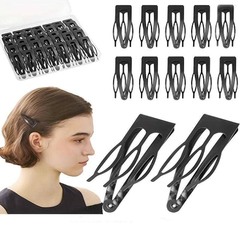 6 Pieces Wig Clips Metal Snap Hair Clips With Rubber Silicone Back For Wigs  Hairpiece Accessories - - Temu