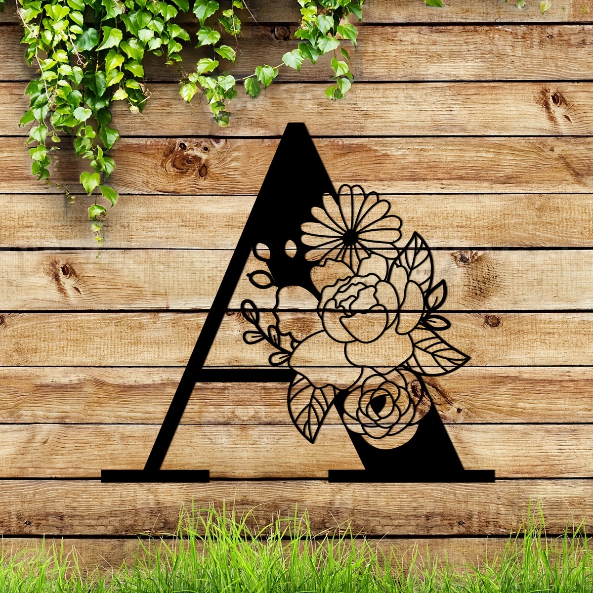 Letras de madera del alfabeto para manualidades de bricolaje, letras 3D  para decoración de pared del hogar (4 pulgadas, 2 de cada letra, 52 piezas)