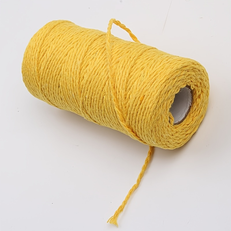 Macrame Cord 3mm x 594 Yards, 18 Rolls Natural Colored Cotton