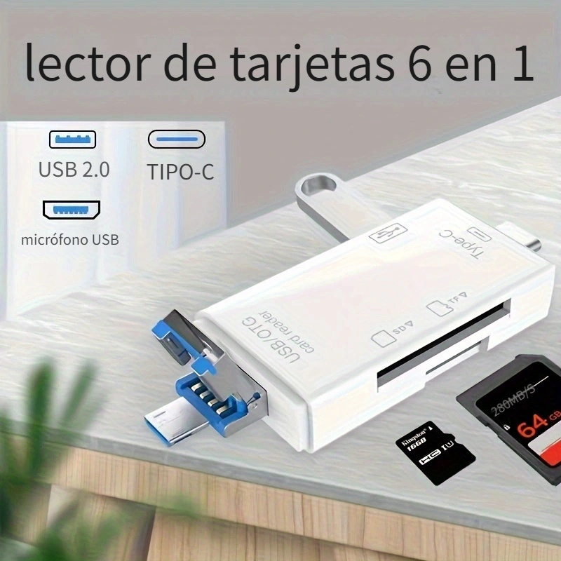 Usb C Lector Tarjetas Sd /iphone 15/ipad Lector Tarjetas - Temu Chile