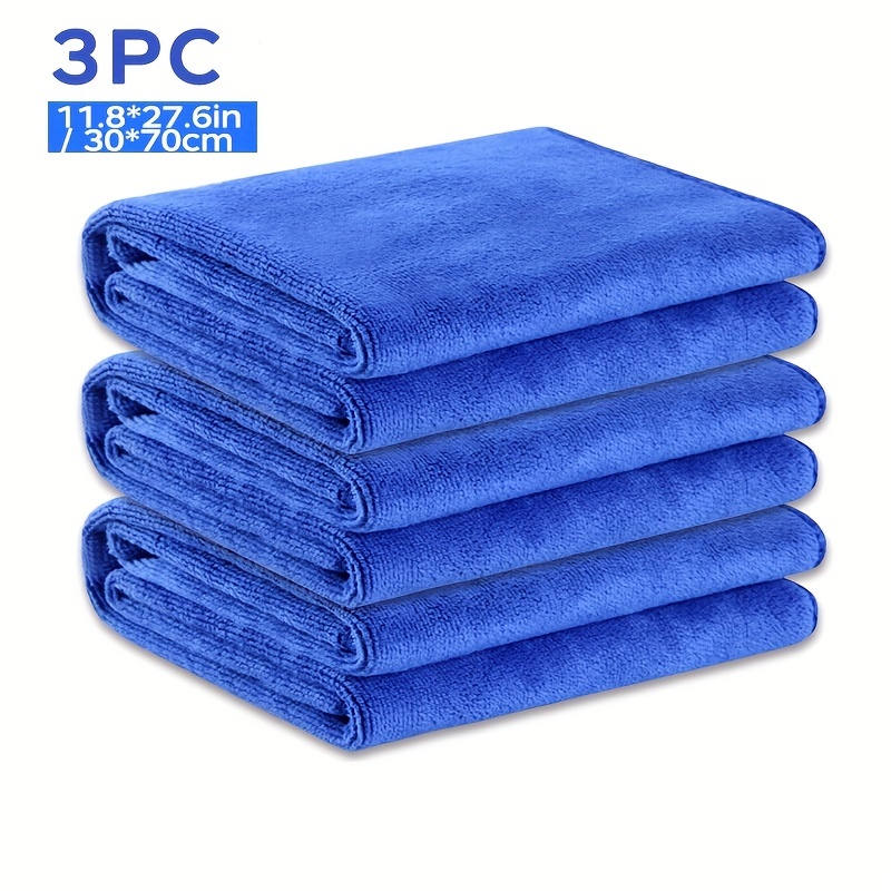 5pcs, Double-Layer Microfiber Car Cleaning Towels - Soft, Thick, And  Absorbent - Perfect For Drying And Washing Your Car