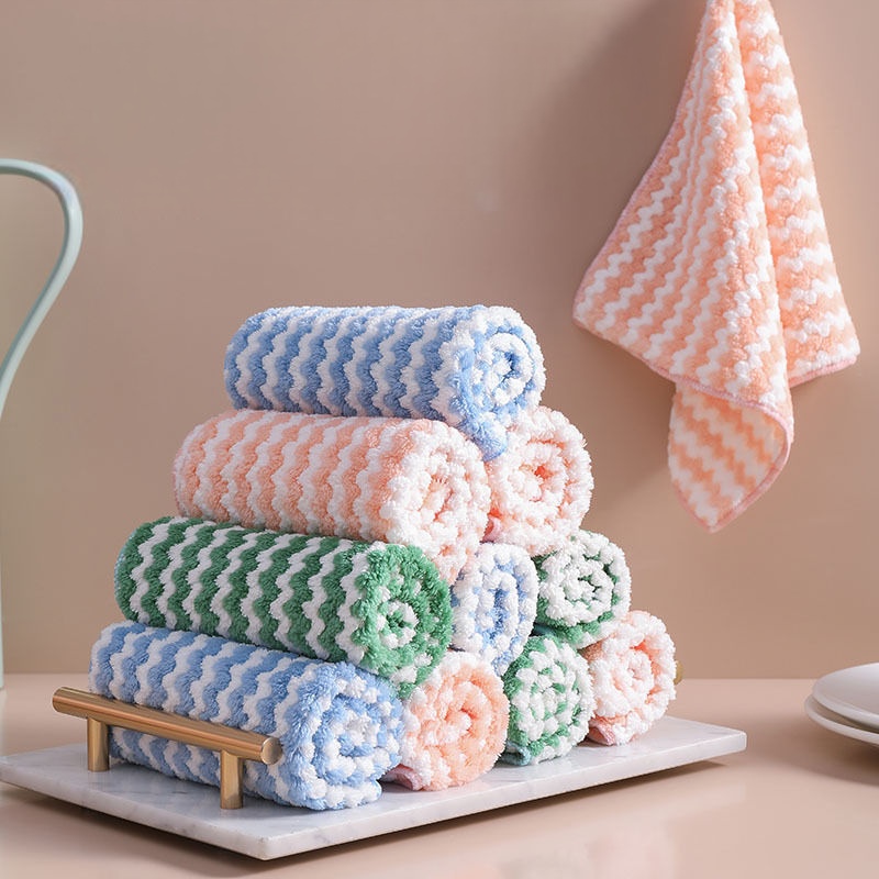 Dish Towels Highly Absorbent Cleaning Cloth Thick Fast - Temu