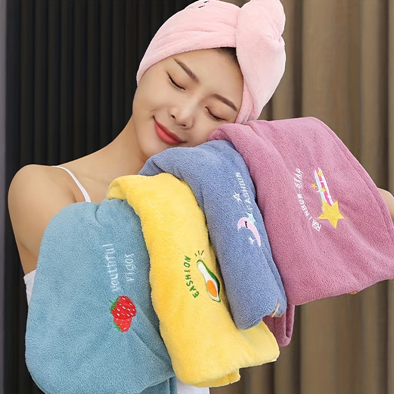 Toalla de microfibra para el cabello Toba de turbante Toalla para la cabeza  Gorro de baño envuelto para mujeres Niñas Fábrica de toallas de microfibra  profesional en China