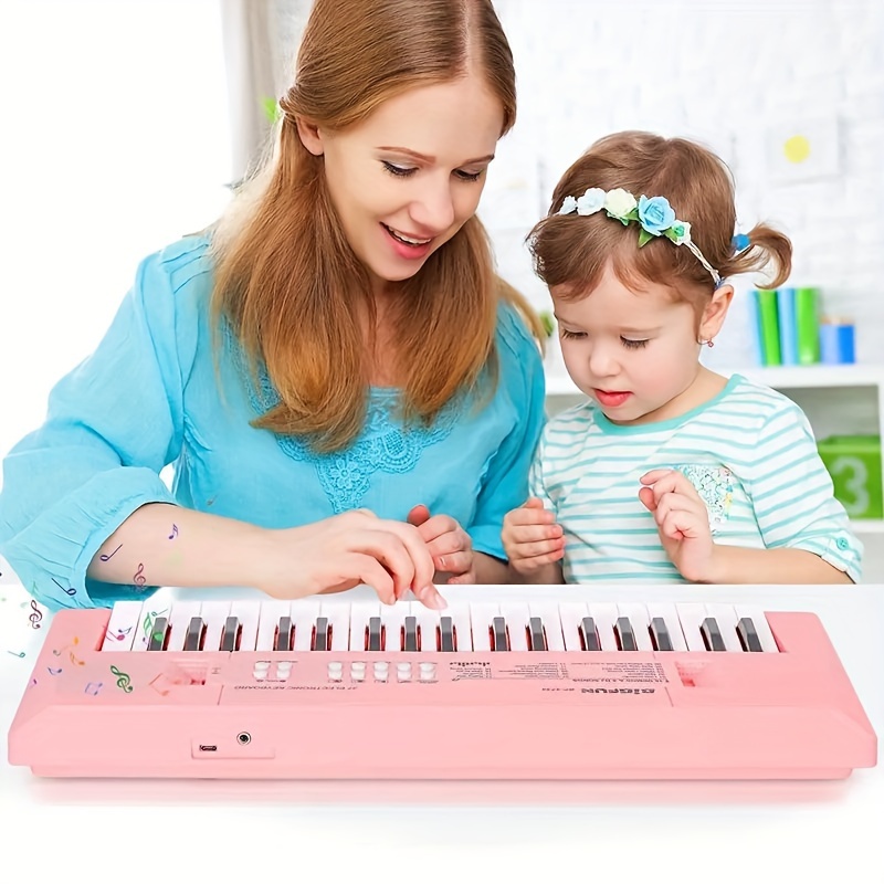 Mini pianos teclado teclado piano teclado música teclado teclados  electrónicos, pequeño piano eléctrico portátil multifuncional para  principiantes