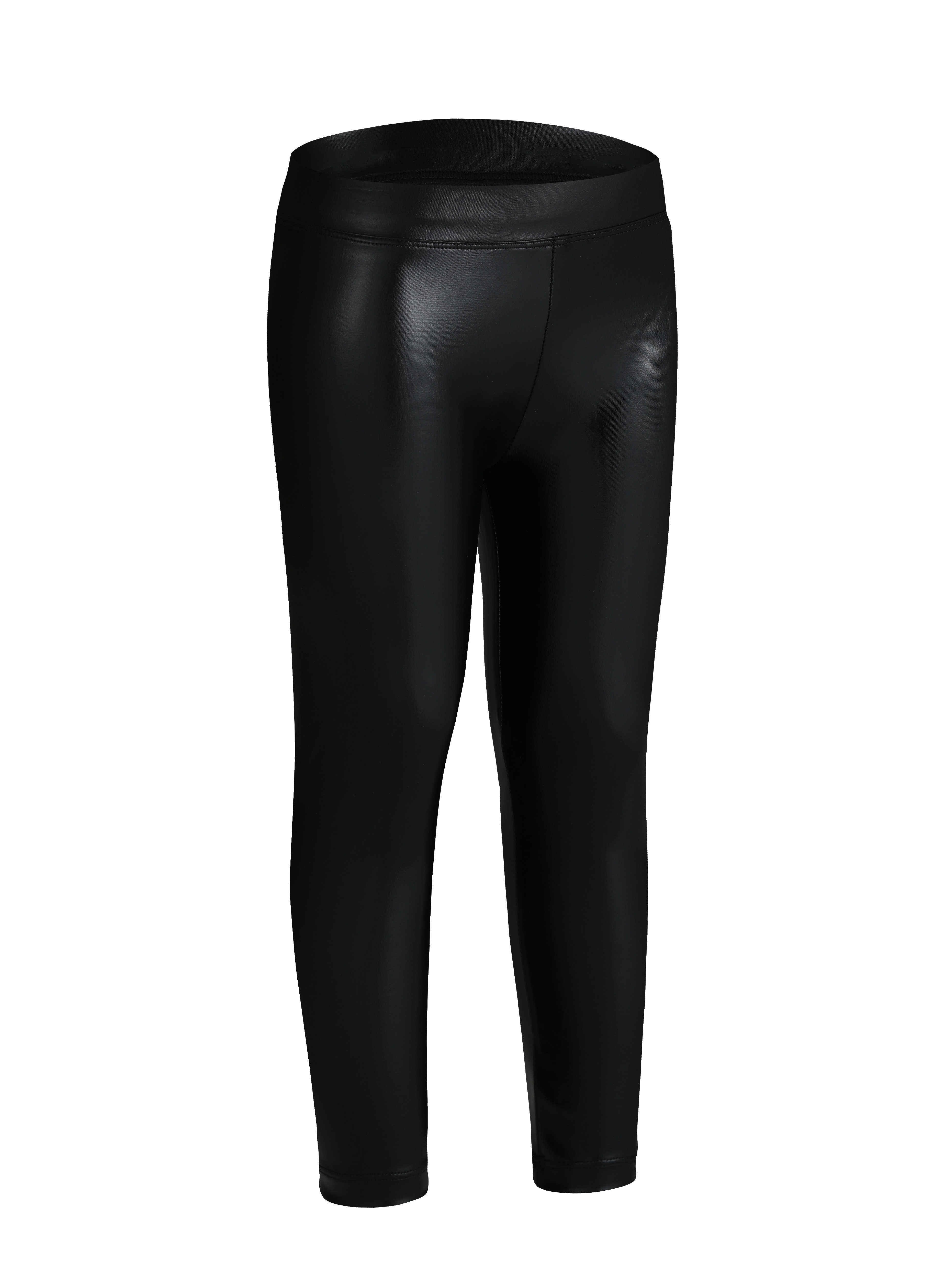 Girls black and hot sale gold leggings