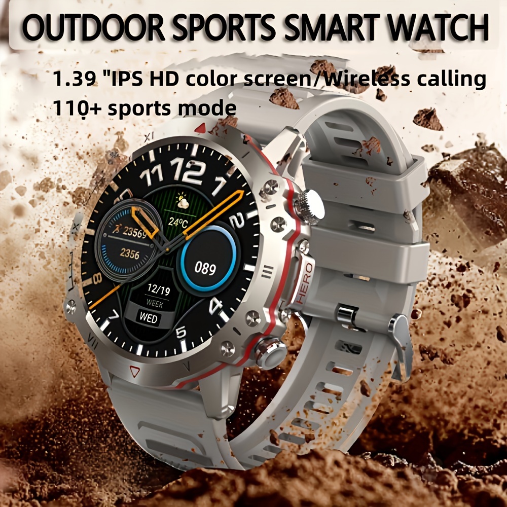 Reloj Inteligente Militar Resistente Para Hombres Para Android IOS Ftiness  Watches IP68 A Prueba De Agua 4.7cm AI Voice Bt Call Smartwatch 2023 Smart  Watch Women