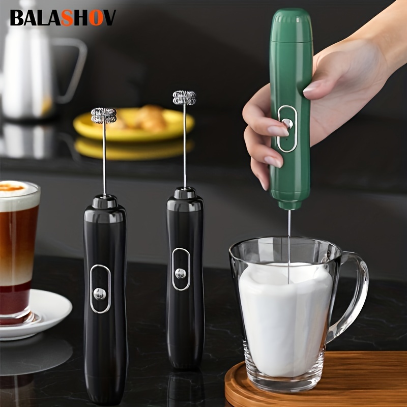 Batidora Eléctrica Mano 1500 Mah Espumador Leche Café - Temu