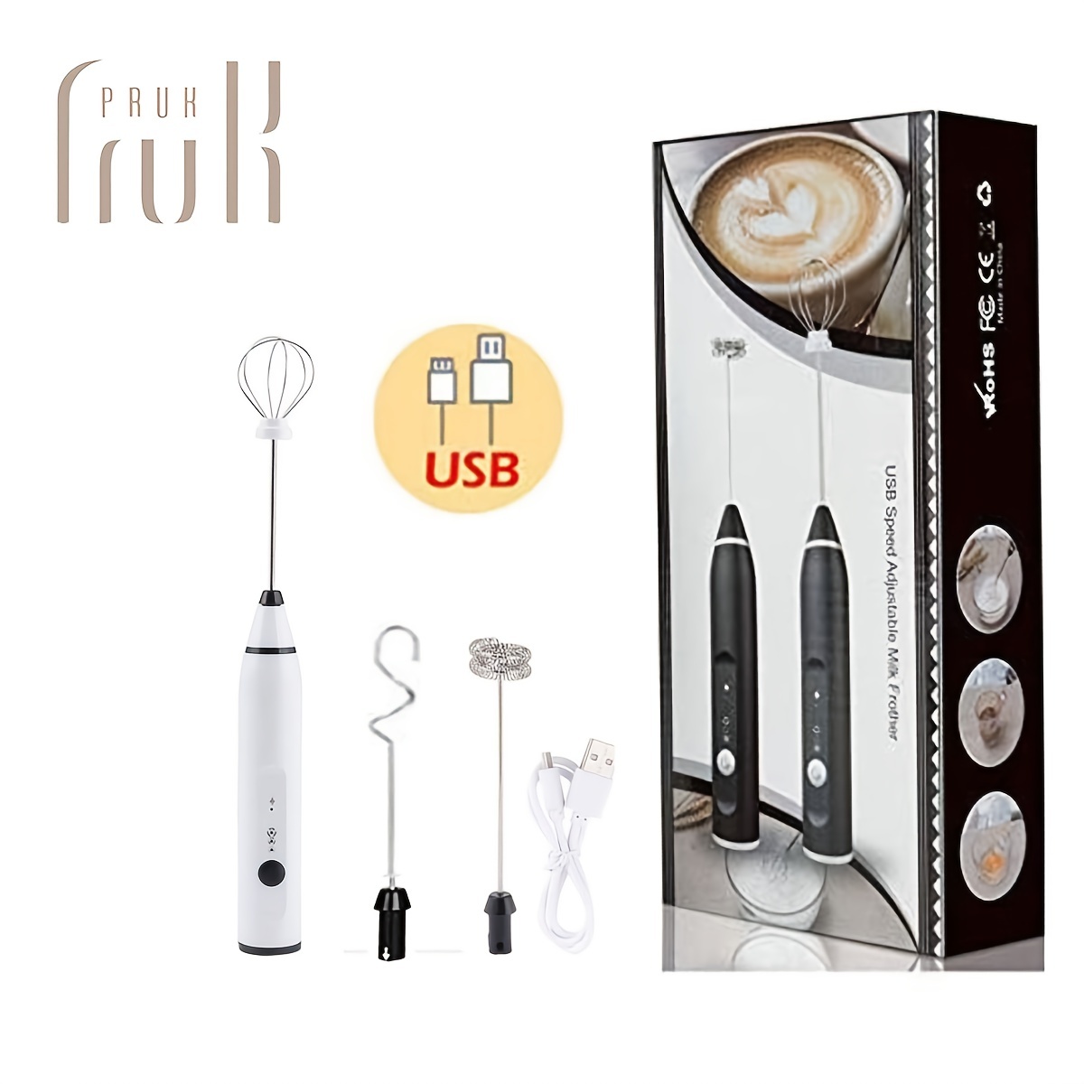 Wireless Electric Milk Frother Whisk Egg Beater Cake Cream Whipper USB  Rechargeable Handheld Coffee Gadgets - AliExpress