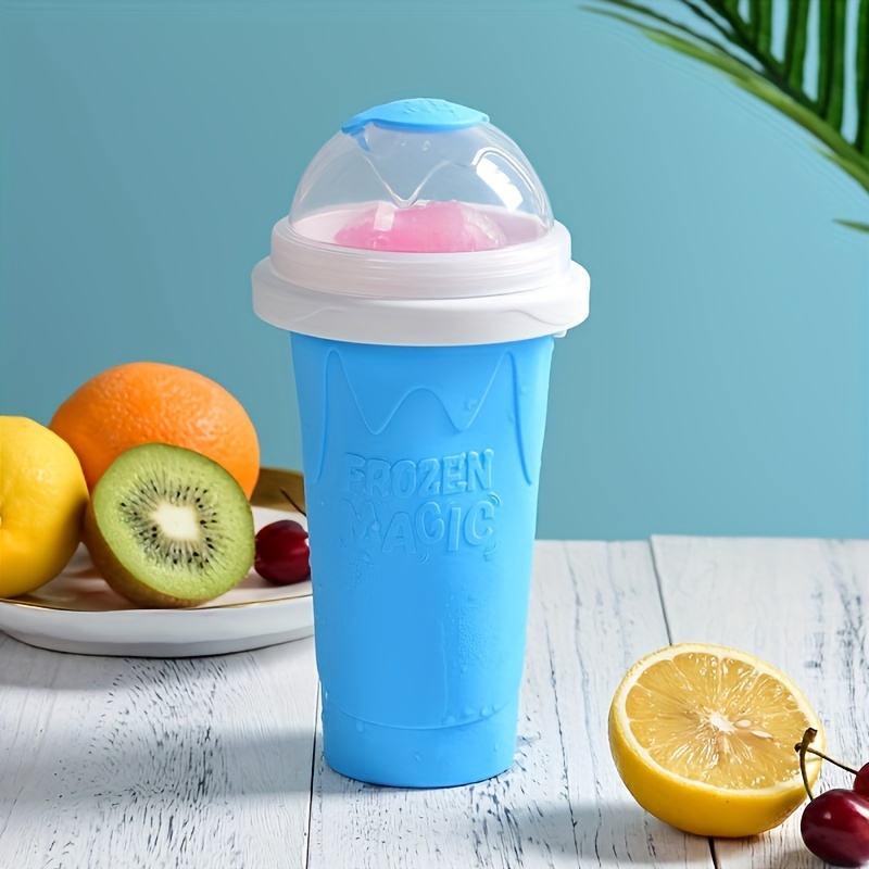  Slushy cup Slushie Squeeze Cup, No Freezing Liquid Quick Frozen  Magic Slush Squeeze Cup, Suitable for Family Kids To Make Smoothies and  Homemade Milkshakes Orange ONE SIZE: Home & Kitchen