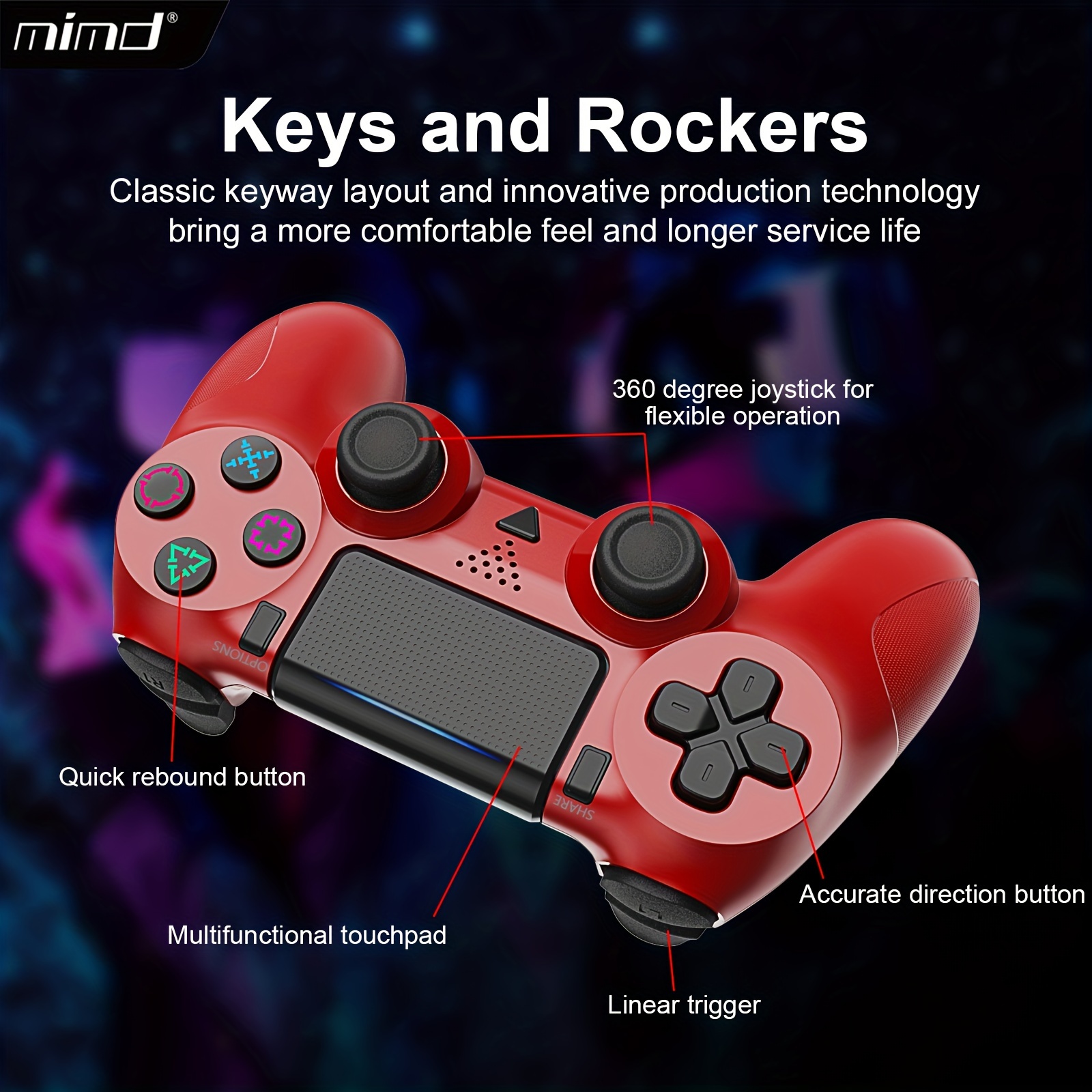 Suitable For Switch / Ps3/ Android Gamepad Rocker Two-player Arcade Classic  Wired Joystick - Temu