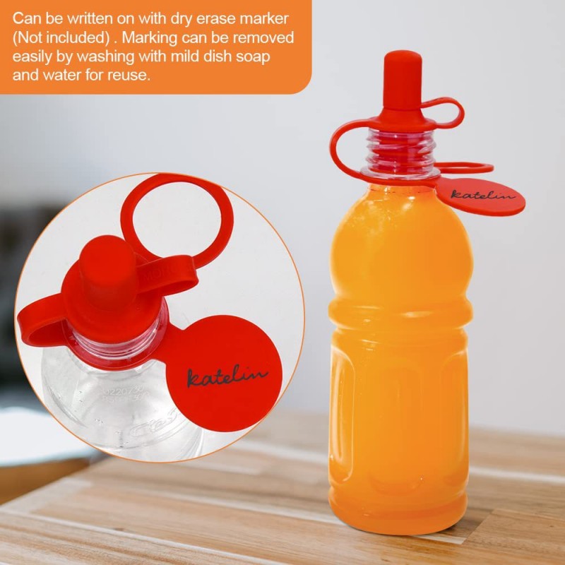 1Pc Durable Resuable Silicone Sippy Cup Lid Elastic Spill-Proof Straw Cup  Cover With Straw Hole Water Bottle Accessories