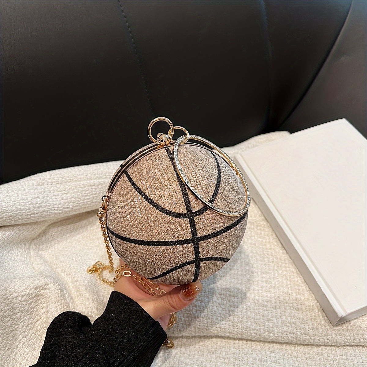 Sparkly basketball outlet purse