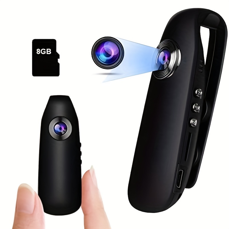 Mini cámara espía con audio y video, mini cámara oculta de 1080P, pequeña  cámara de niñera HD portátil, mini cámaras espía con visión nocturna y