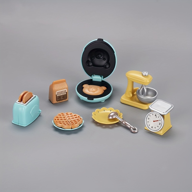 12pcs Random Color Simulation Food Creative Breakfast Coffee Plate