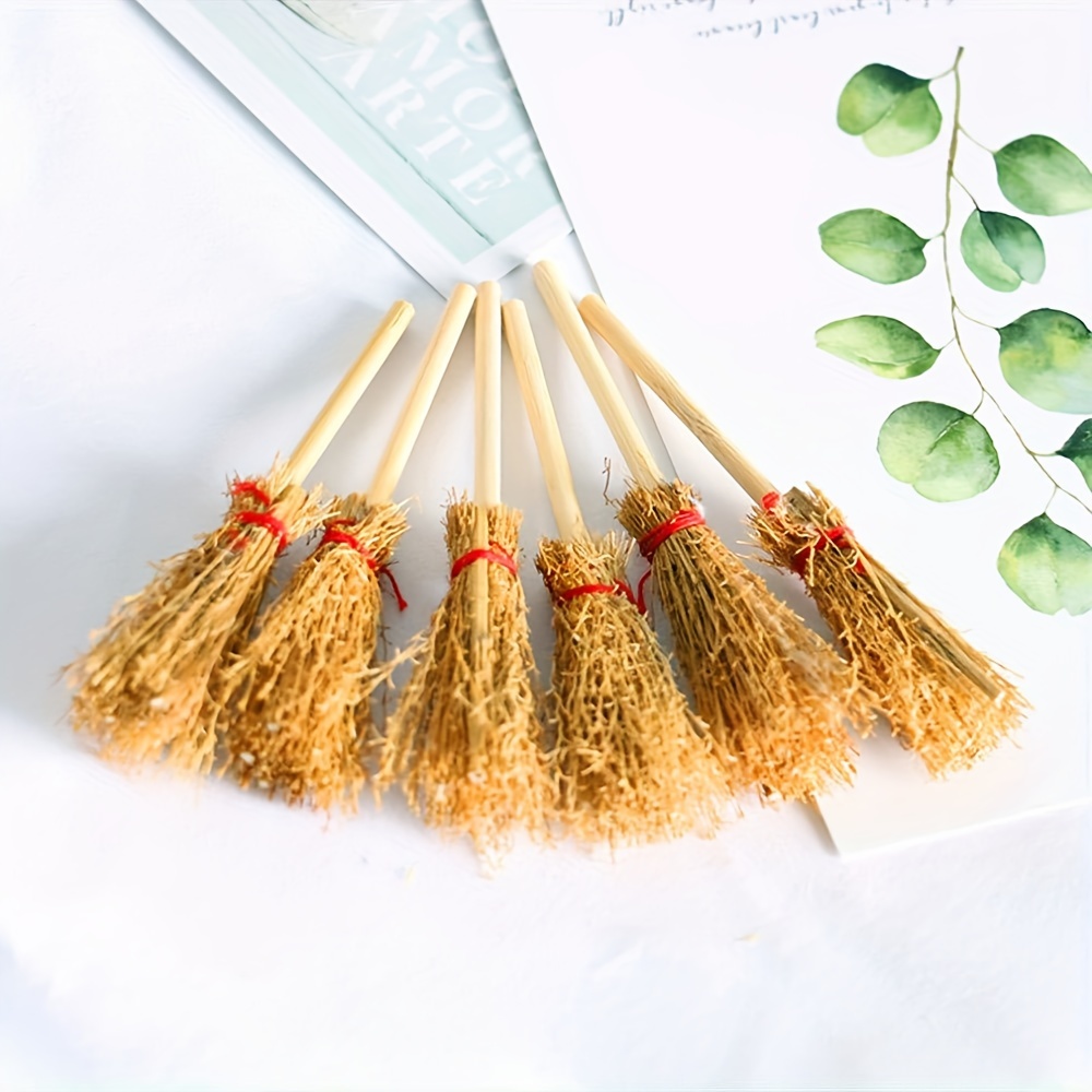 1pc Small Broom Prop Household Cleaning Tool Computer Whisk Broom